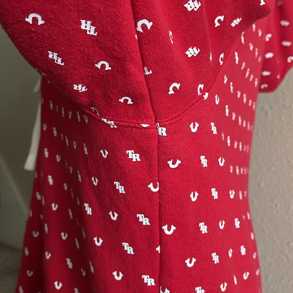 True Religion Sz XL Red Hoodie - Picture 6 of 11
